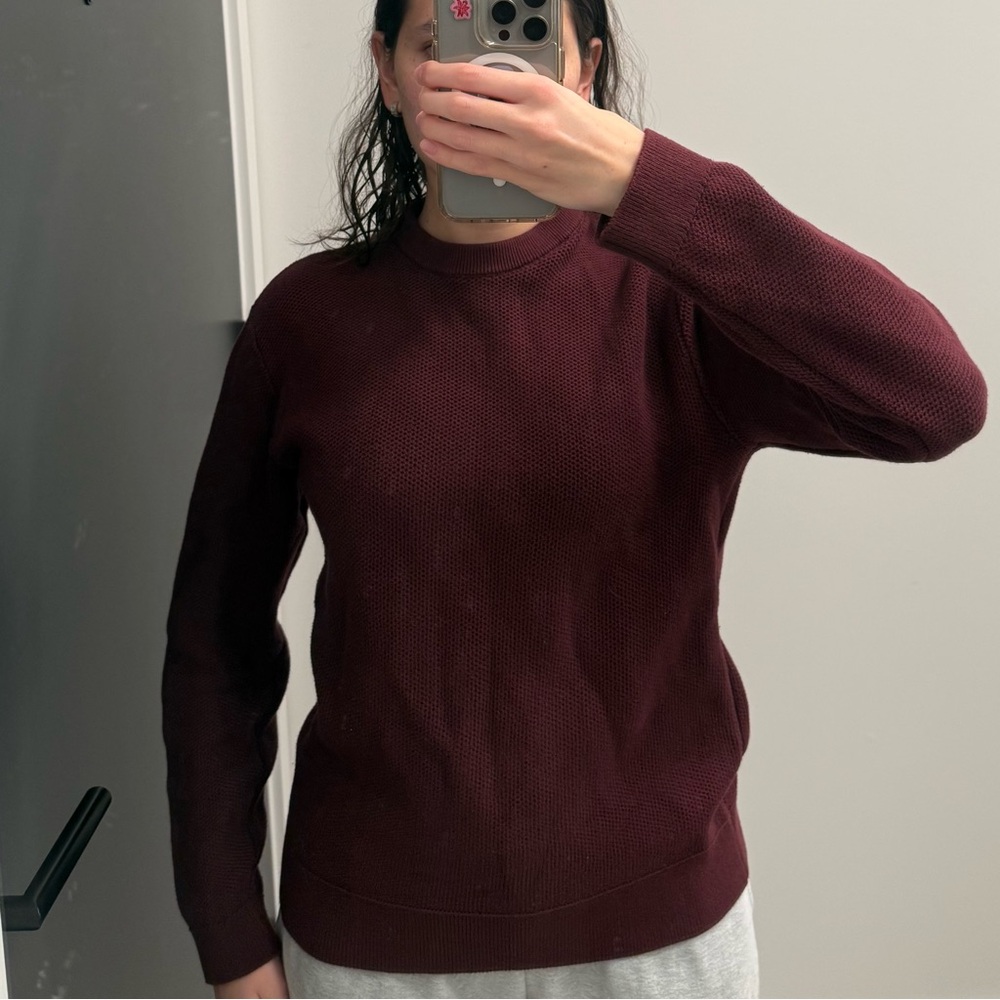GAP KIDS Deep Red Crew Neck Sweater